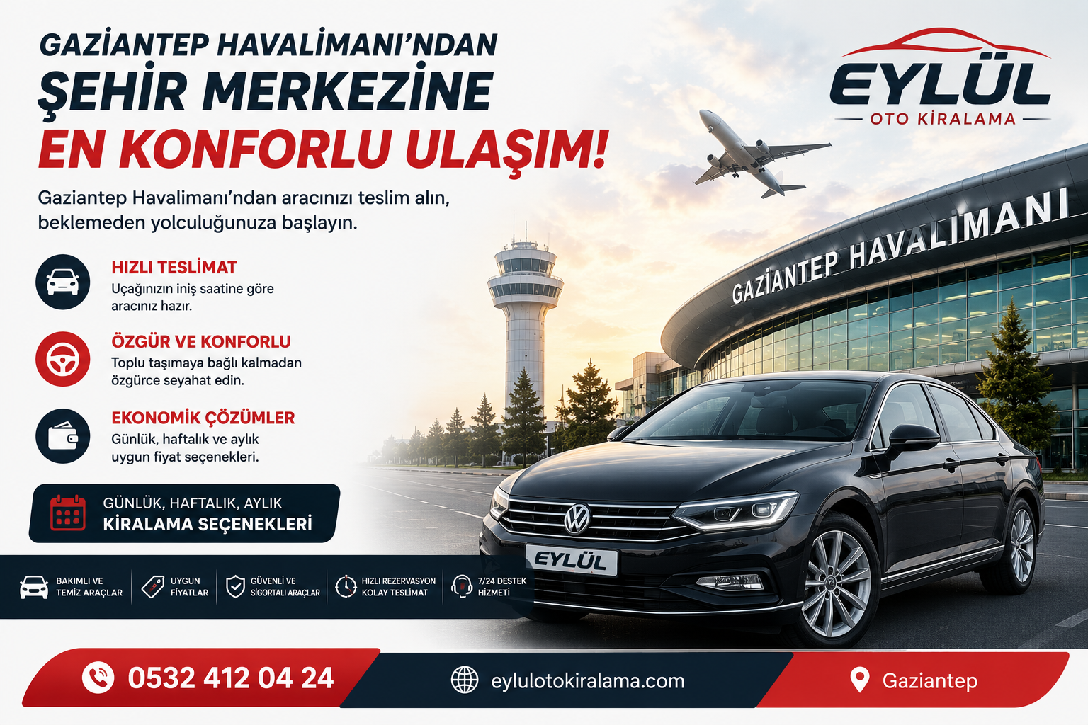 Gaziantep Havalimanı ndan Şehir Merkezine En Kolay Ulaşım Yolları